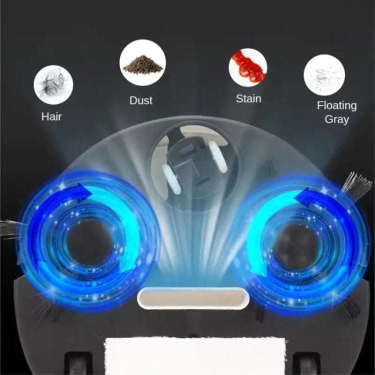 Intelligent Screening Robot USB Charging Automatic Cleaning Machine Vacuum Cleaner(White)