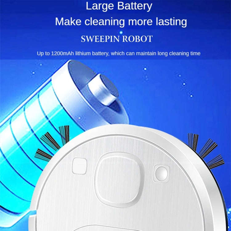 Intelligent Screening Robot USB Charging Automatic Cleaning Machine Vacuum Cleaner(White)