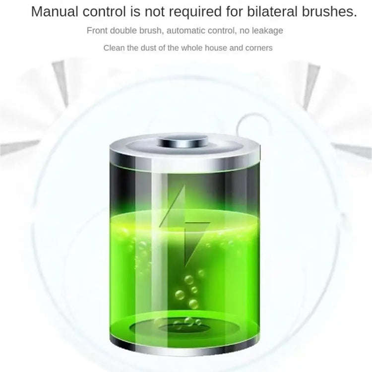 Intelligent Screening Robot USB Charging Automatic Cleaning Machine Vacuum Cleaner(White)