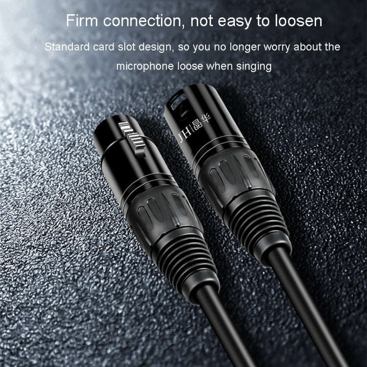 JINGHUA Microphone Cable XLR Male To Female Balanced Cable Mixing Console Amplifier Audio Cable, ...