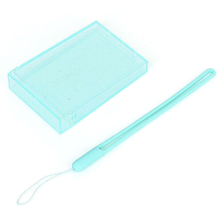 3 inch Ice Cream Glitter Photo Box Celebrity Photo Card Storage Box For Polaroids, Color: Green