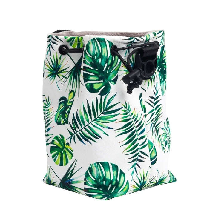 Portable Multifunctional Drawstring Waterproof Storage Bag For Instant Cameras(Green Leaf)