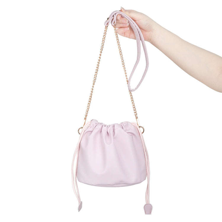 Leather Large-capacity Drawstring Pocket Portable Waterproof Camera Bag(Green)