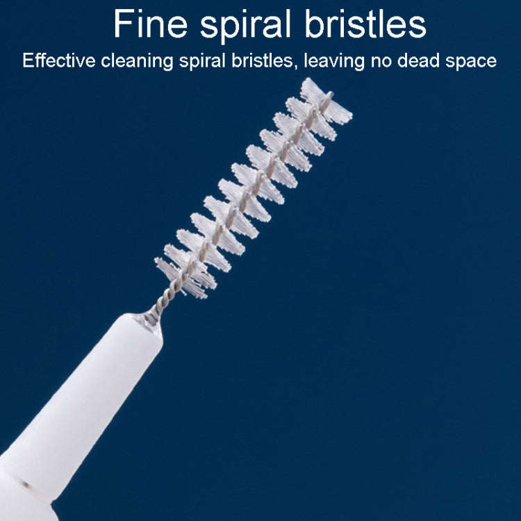 10pcs /Pack Multifunctional Shower Hole Cleaning Brush Anti-Blocking Bath Faucet Washing Tool(White)