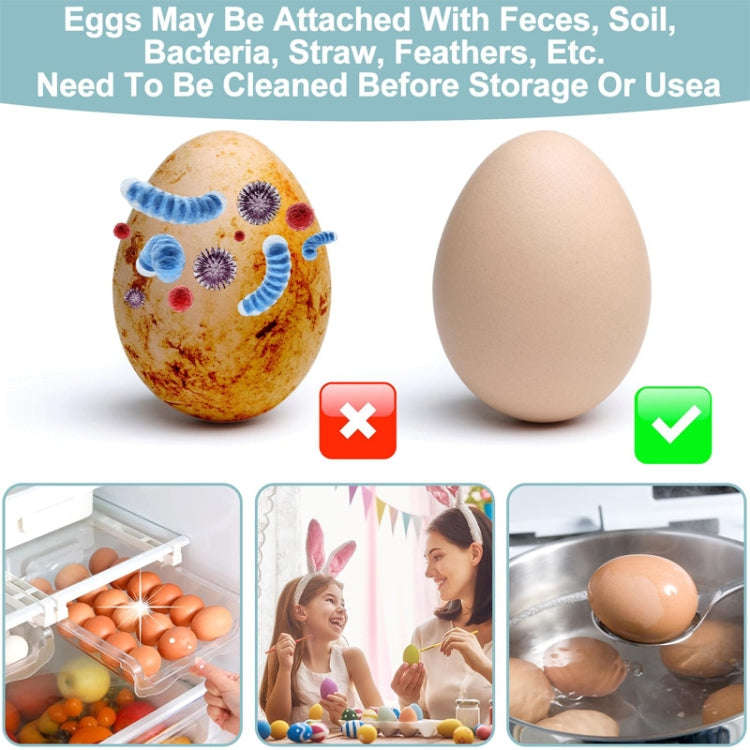 Silicone Egg Brush Cleaner Vegetable Scrubber(Grey)