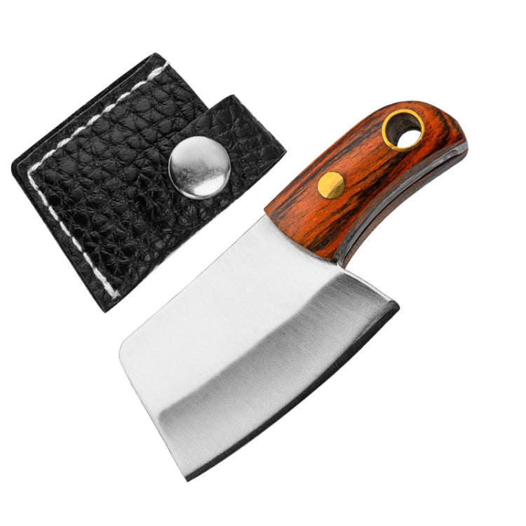 Mini Knife Keychain Portable Removal Express Pendant Accessory With Holster, Model: Colorful Wood...