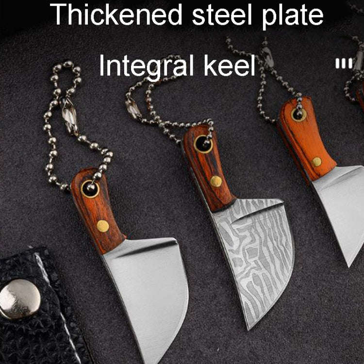 Mini Knife Keychain Portable Removal Express Pendant Accessory With Holster, Model: Black Handle ...