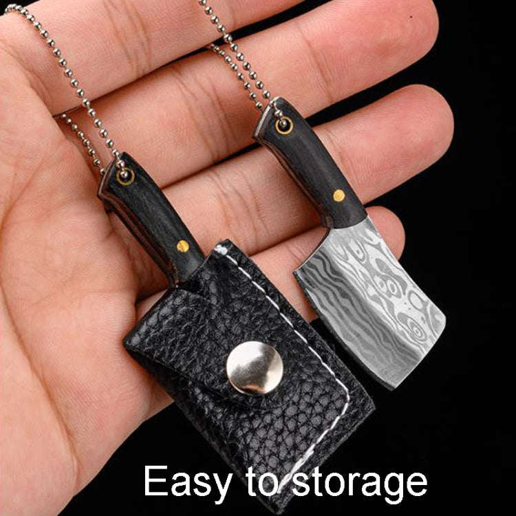 Mini Knife Keychain Portable Removal Express Pendant Accessory With Holster, Model: Kitchen Knife...