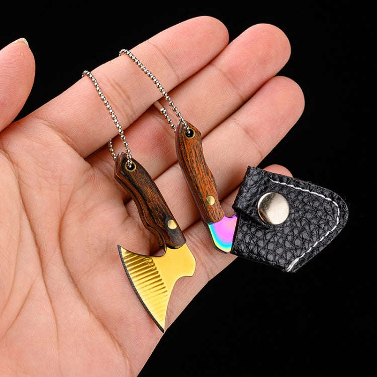 Mini Knife Keychain Portable Removal Express Pendant Accessory With Holster, Model: Kitchen Knife...