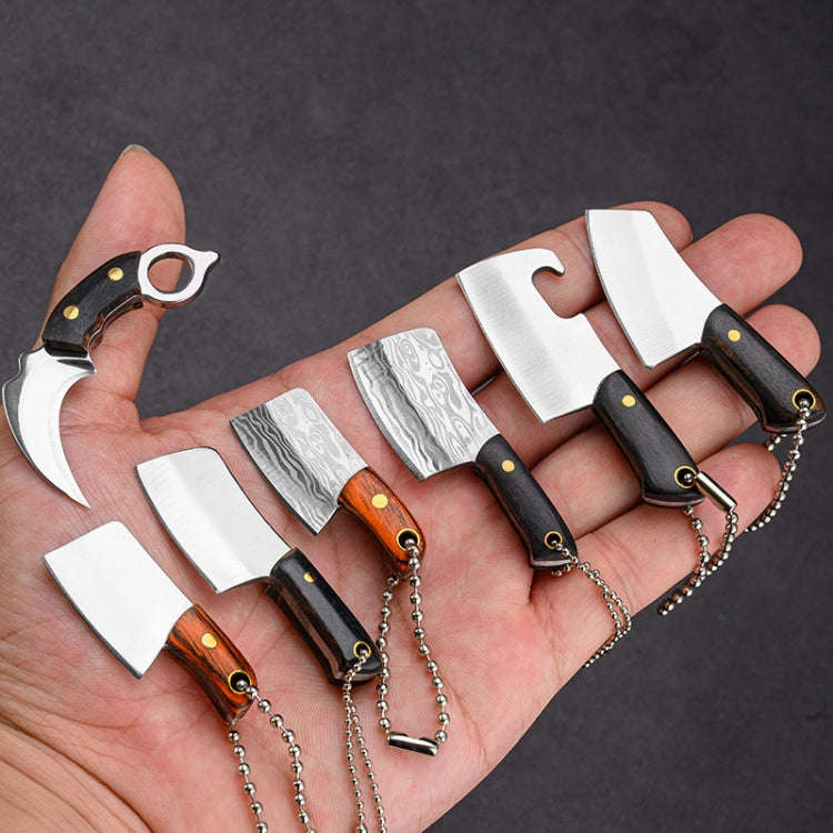 Mini Knife Keychain Portable Removal Express Pendant Accessory With Holster, Model: Black Handle ...