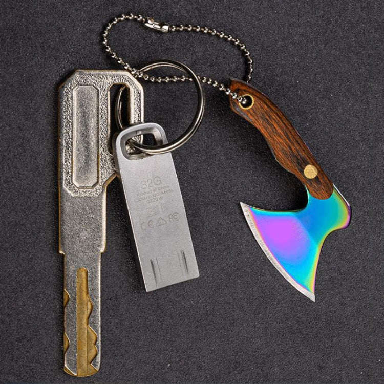 Mini Knife Keychain Portable Removal Express Pendant Accessory With Holster, Model: Black Handle ...