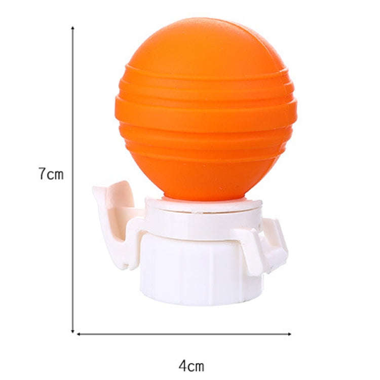 7 x 4cm Silicone Ball Carbonated Beverage Fresh-Keeping Cover Coke Bottle Inflatable Cap(Color Ra...
