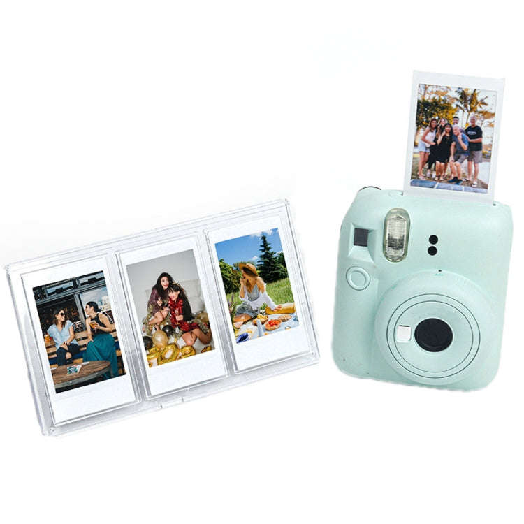 For Polaroid Mini Vertical Three-square PC Transparent Photo Frame(3 inch)