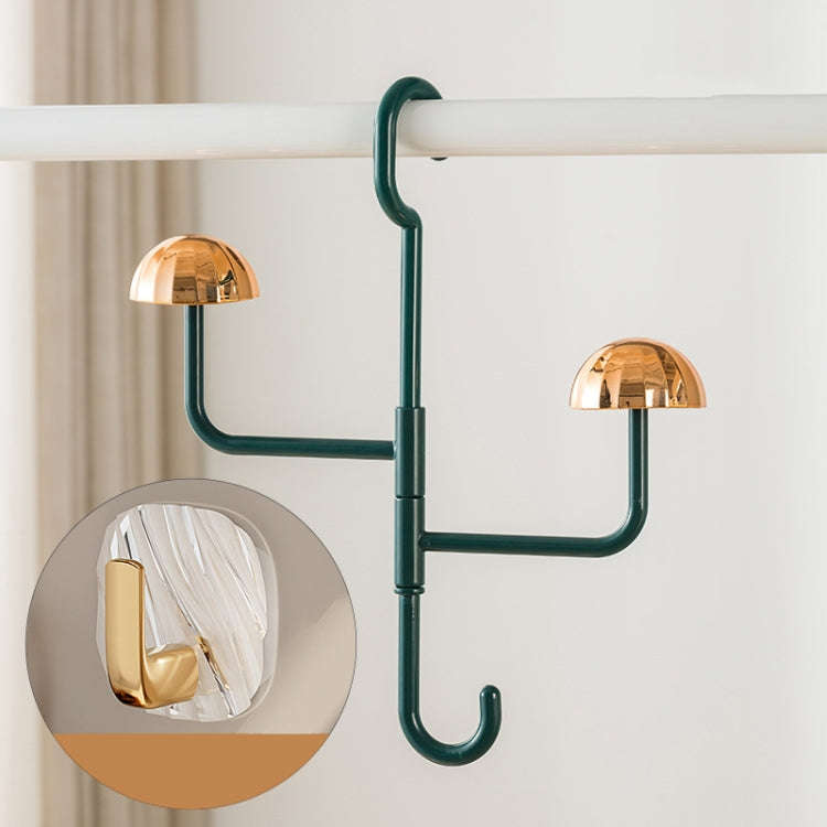 Mushroom Swivel Clothes Hat Rack No Punch No Trace Hooks Home Multifunctional Scarf Bag Storage R...