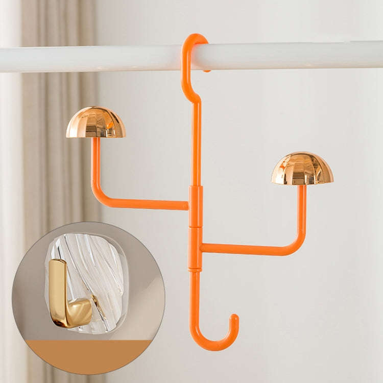 Mushroom Swivel Clothes Hat Rack No Punch No Trace Hooks Home Multifunctional Scarf Bag Storage R...