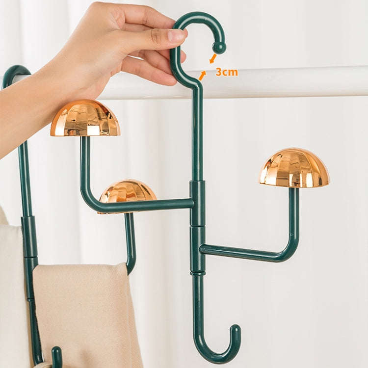 Mushroom Swivel Clothes Hat Rack No Punch No Trace Hooks Home Multifunctional Scarf Bag Storage R...