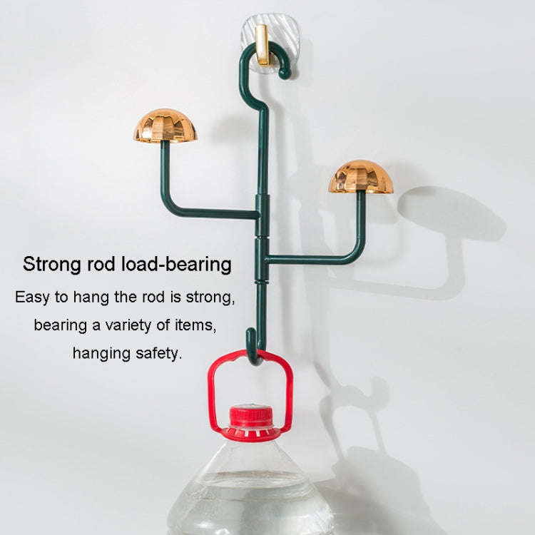 Mushroom Swivel Clothes Hat Rack No Punch No Trace Hooks Home Multifunctional Scarf Bag Storage R...
