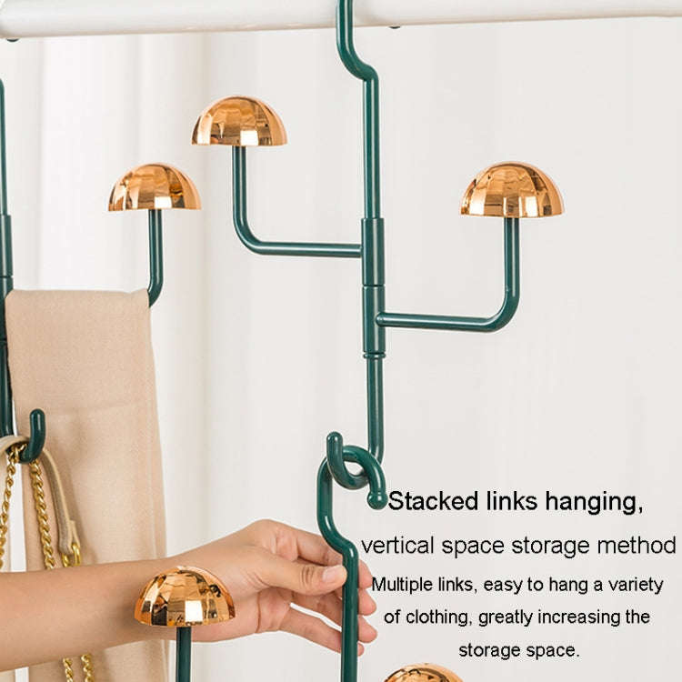 Mushroom Swivel Clothes Hat Rack No Punch No Trace Hooks Home Multifunctional Scarf Bag Storage R...