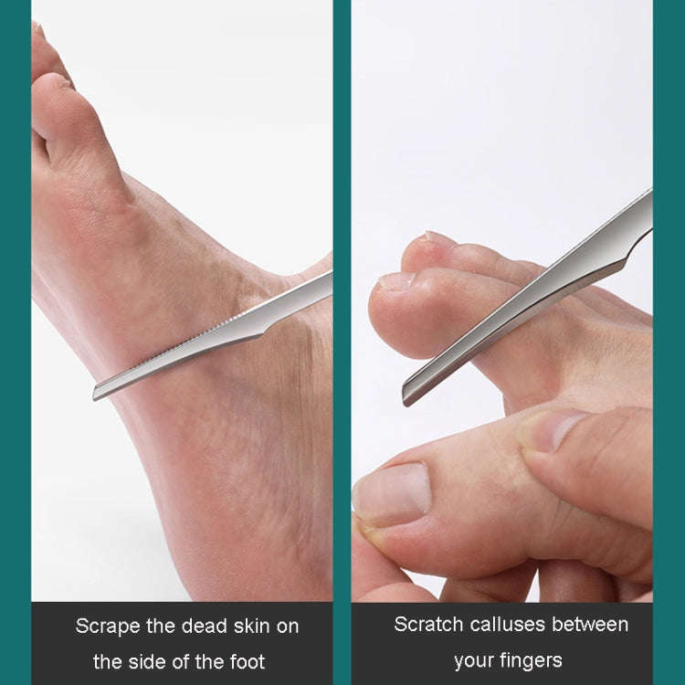 Pedicure Knife Skewer Nail Clipper Set Household Callus Removal Tools, Specification: Scraper
