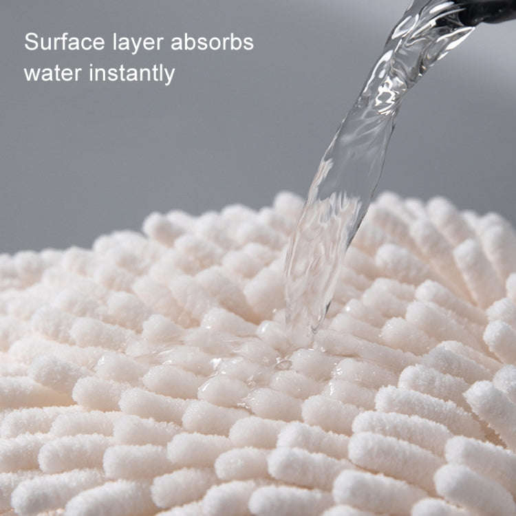 Chenille Hand Wipe Ball Large Hanging Bathroom Quick Dry Hand Towel Kitchen Rag Wipe Handkerchief...