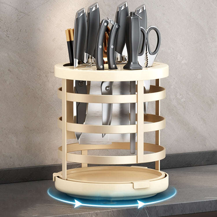 Home Thicken Knife Organizer Chopstick Cylinder Kitchen Drainage Countertop Shelf, Specification:...