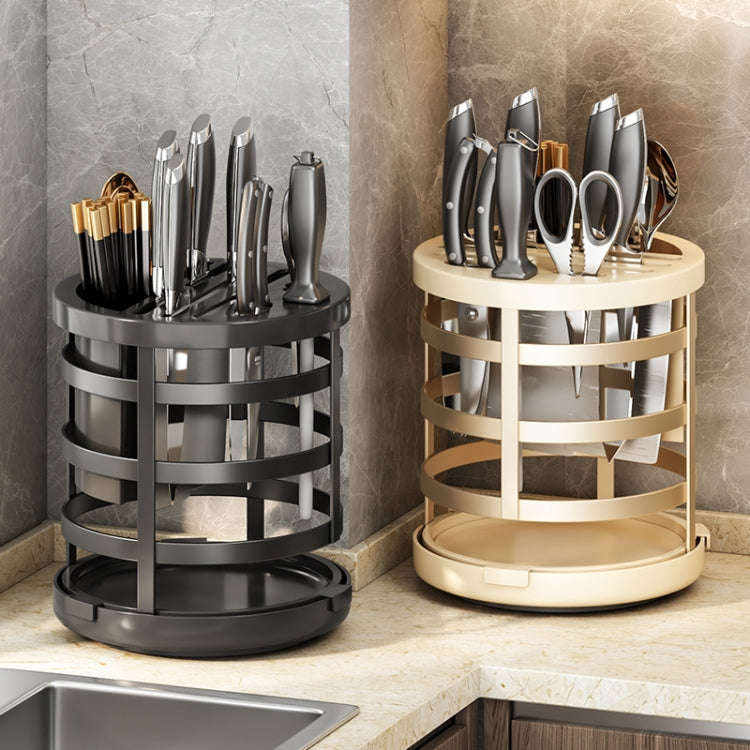 Home Thicken Knife Organizer Chopstick Cylinder Kitchen Drainage Countertop Shelf, Specification:...