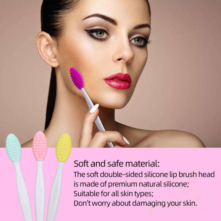 Silicone Cleaning Brush Beauty Tool Double Side Nose To Clean Blackhead Removers(Color Random Del...