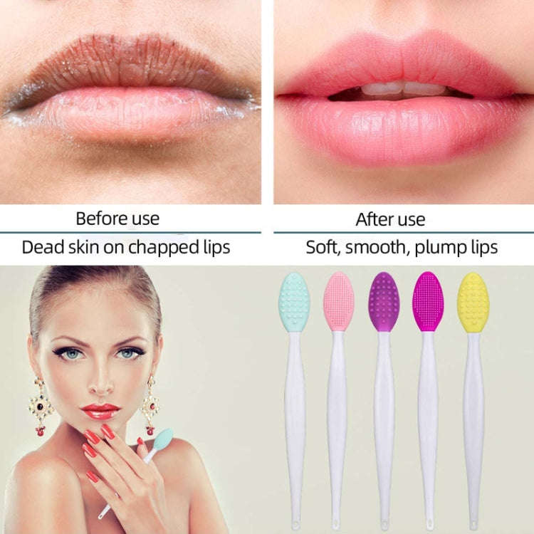Silicone Cleaning Brush Beauty Tool Double Side Nose To Clean Blackhead Removers(Color Random Del...