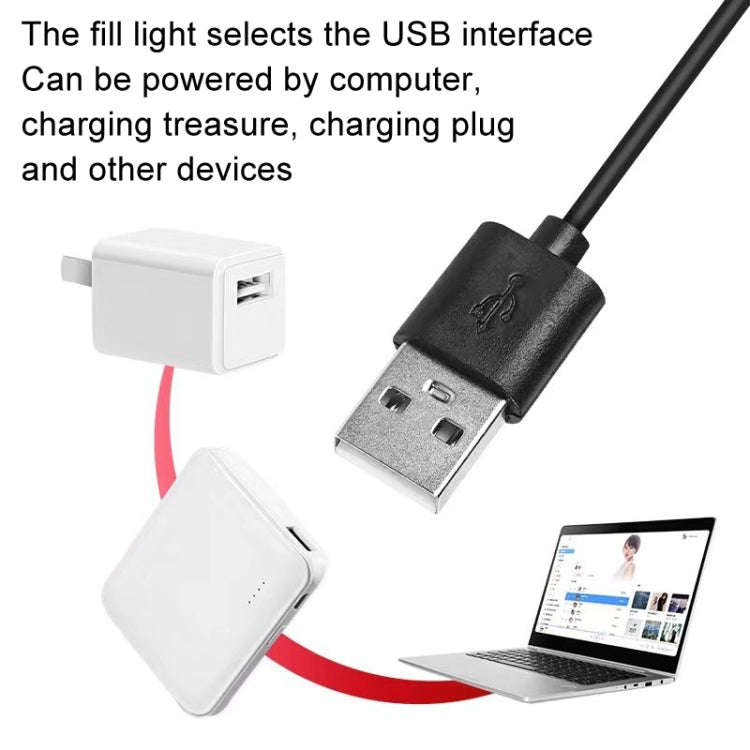 Double-machine Position Round Plate Desktop Cell Phone Live Streaming Holder 6 inch Fill Light Se...