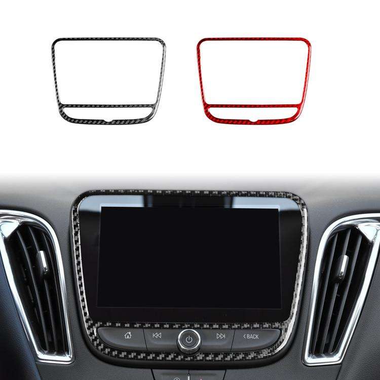 For Chevrolet Malibu 2016-2022 B Model Left-hand Drive Navigation Panel Sticker(Black)