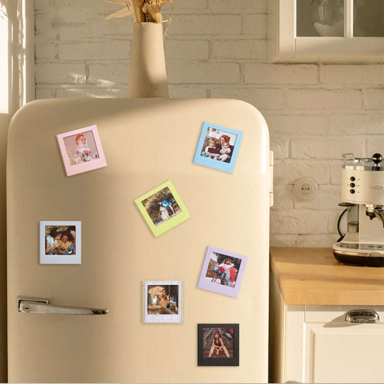 For Polaroid Square Photo Frame Magnetic Building Blocks Assembled Refrigerator Magnet(Random Col...