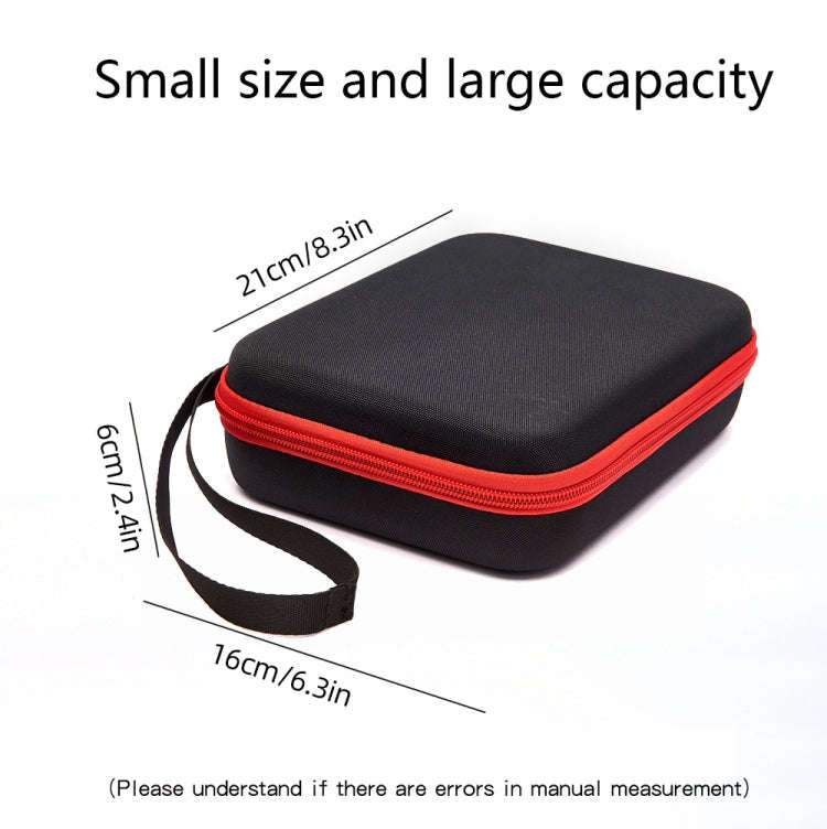 For DJI Osmo Pocket 3 Storage Bag Pocket Camera Handbag(Black Shell Black Inner)