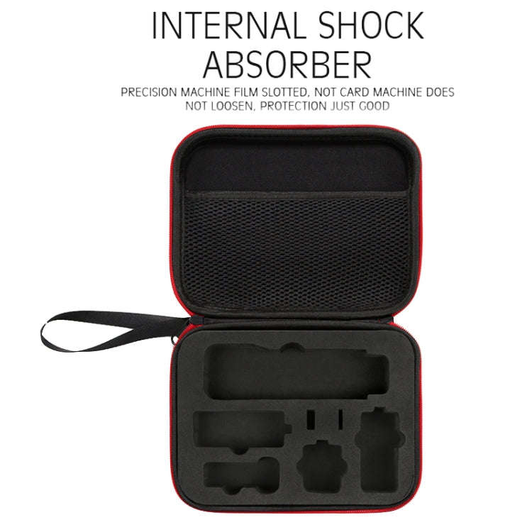 For DJI Osmo Pocket 3 Storage Bag Pocket Camera Handbag(Black Shell Black Inner)