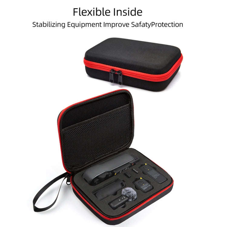 For DJI Osmo Pocket 3 Storage Bag Pocket Camera Handbag(Black Shell Black Inner)