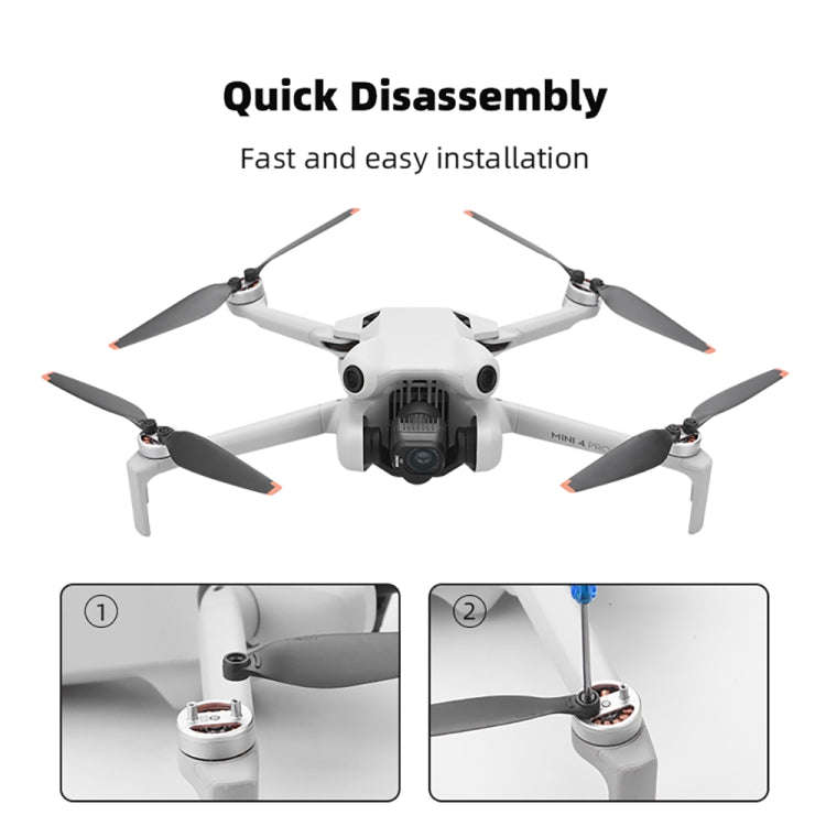 For DJI Mini 4 Pro 2pairs  Drone Propeller Blades 6030F Props Replacement Parts