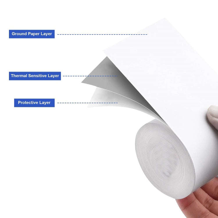 100volume/Box 57x50mm Thermal Paper Take-Out Kitchen Printing Receipt Paper(No Tube Core)