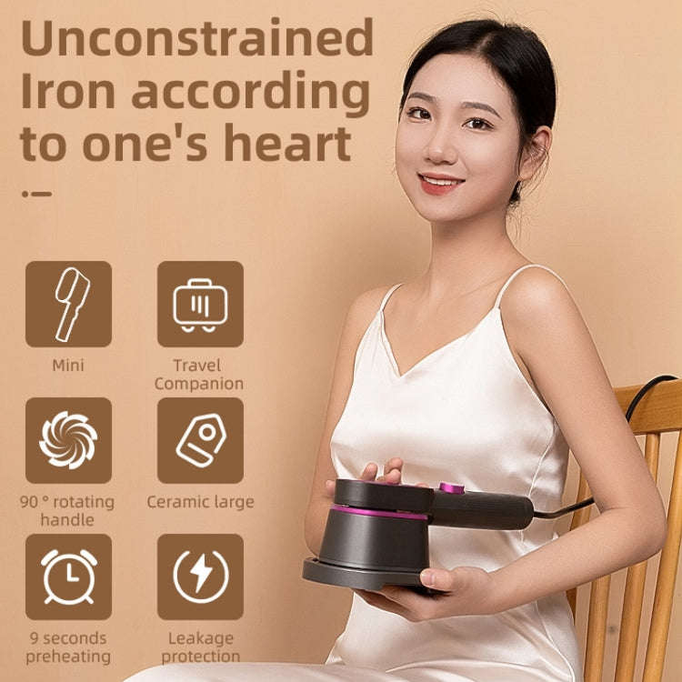 1000W 60ml Water Tank Handheld Garment Steamer with Rotatable Ironing Panel 110V US Plug