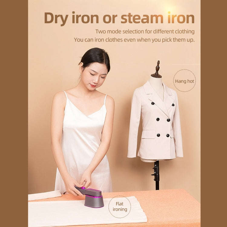 1000W 60ml Water Tank Handheld Garment Steamer with Rotatable Ironing Panel 110V US Plug