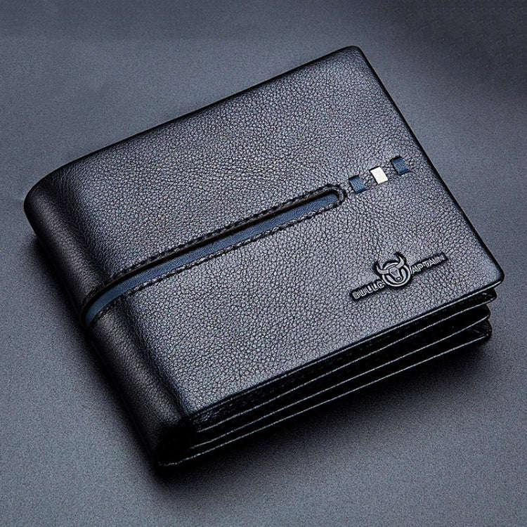 BULL CAPTAIN 0200 Large-capacity First-layer Cowhide Multi-card Slot Wallet RFID Anti-theft Card ...