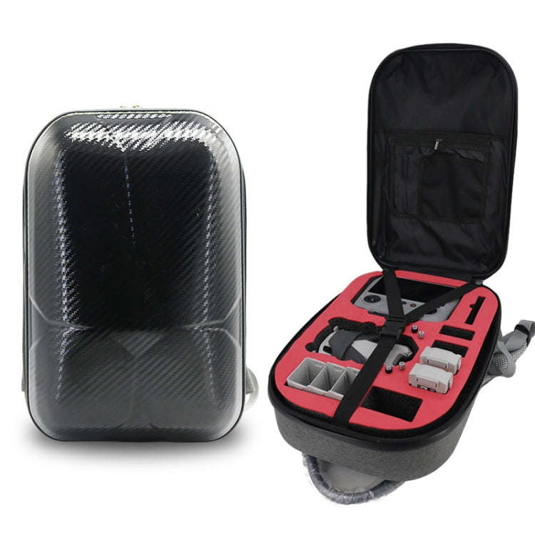 For DJI Mini 4 Pro Drone Storage Bag Carbon Fiber Backpack, Spec: Conventional Style
