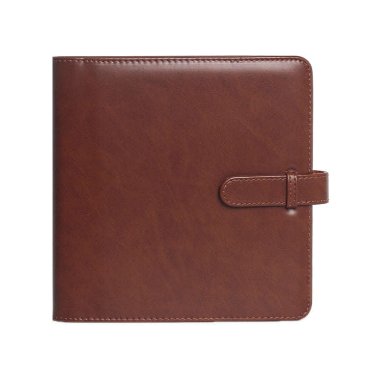 For Polaroid Square 288 Photo Ticket Bank Card Storage Book, Color: Brown
