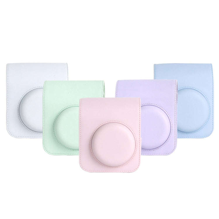 For Polaroid Mini12 7 in 1 Photo Album Sticker Photo Frame Camera Bag, Color: Pink