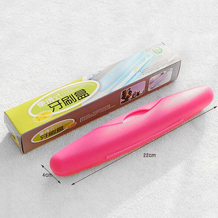 Travel Portable Wash Toothbrush Box Sealed Toothbrush Case With Lid And Lock(Green)