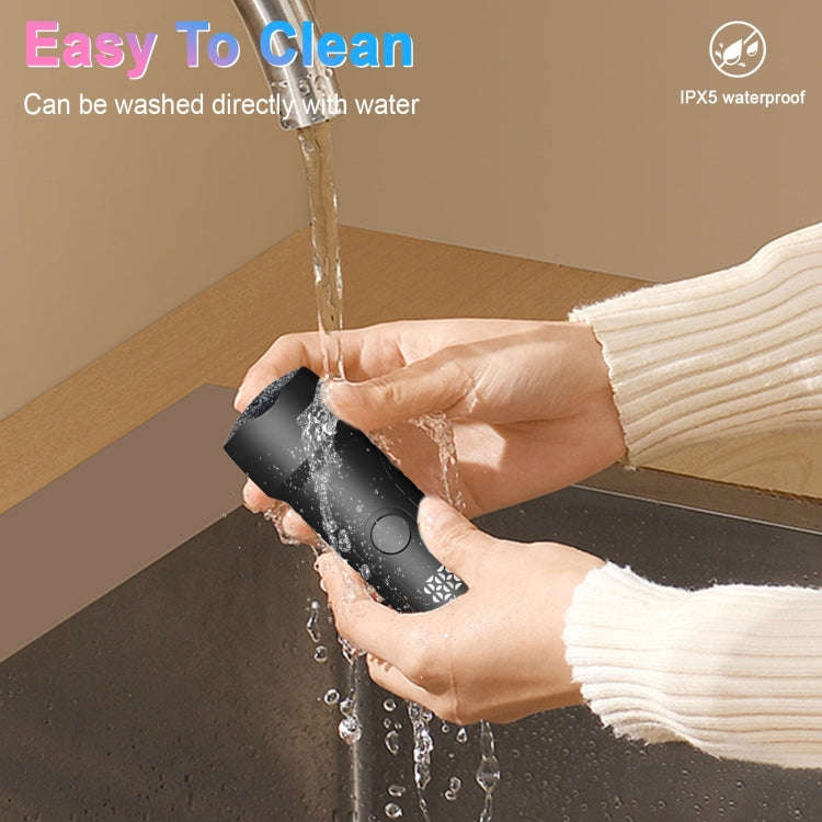Electric Foot File Pedicure Kit Waterproof Feet Callus Remover, Spec: Matte Black