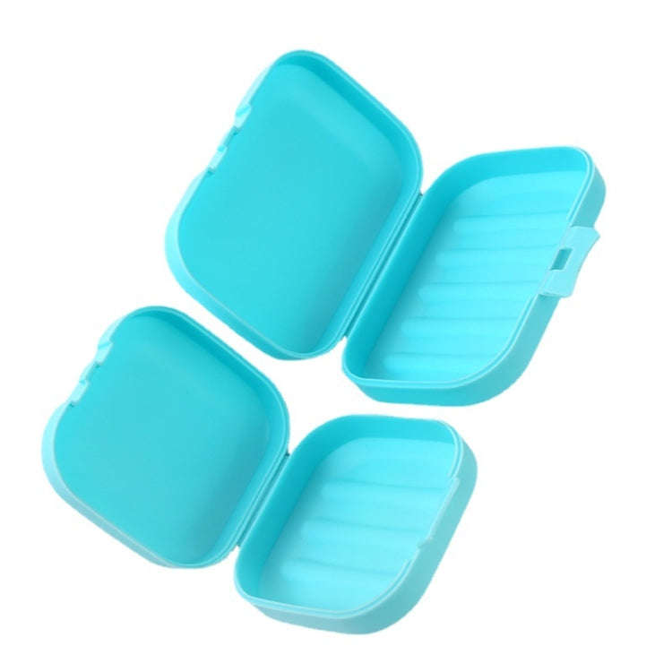 Small Traveling Portable Soap Box With Cover Sealing Soap Box, Color Random Delivery