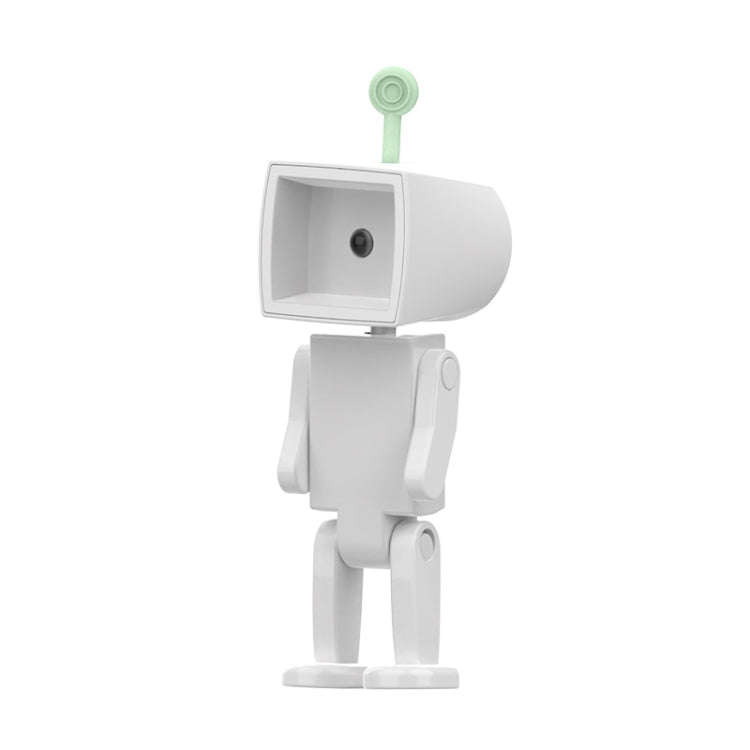Mini Astronaut Magnetic LED Night Light Desktop Building Block Ornaments Desk Lamp, Color: Square...