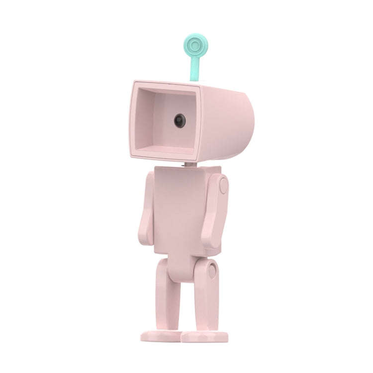 Mini Astronaut Magnetic LED Night Light Desktop Building Block Ornaments Desk Lamp, Color: Square...