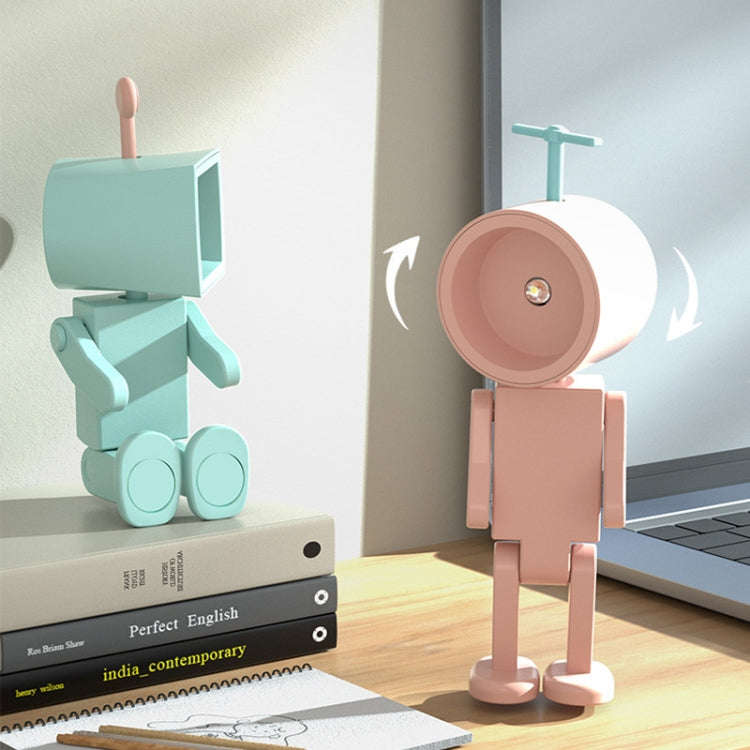 Mini Astronaut Magnetic LED Night Light Desktop Building Block Ornaments Desk Lamp, Color: Round ...