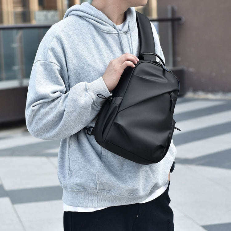 WEIXIER 2122 Casual Single-Shoulder Crossbody Chest Bag Large Capacity Waterproof Motorcycle Bag(...