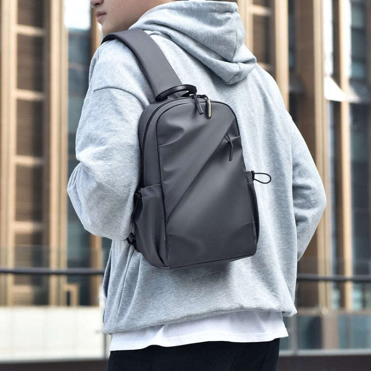 WEIXIER 2122 Casual Single-Shoulder Crossbody Chest Bag Large Capacity Waterproof Motorcycle Bag(...